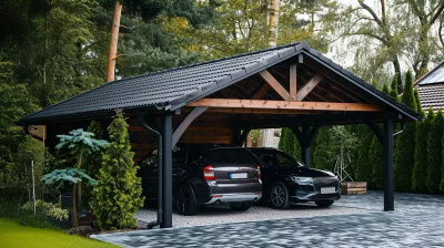 Навес для автомобилей «Дилижанс»
